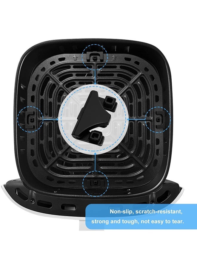 GSZN 8PCS Premium Rubber Feet for Vortex COSORI Dreo air fryer, Air Fryer Rubber Bumpers, Rubber Parts, Silicone Tabs, Rubber Tips, Silicone Pieces for Air Fryer Tray - Image 3